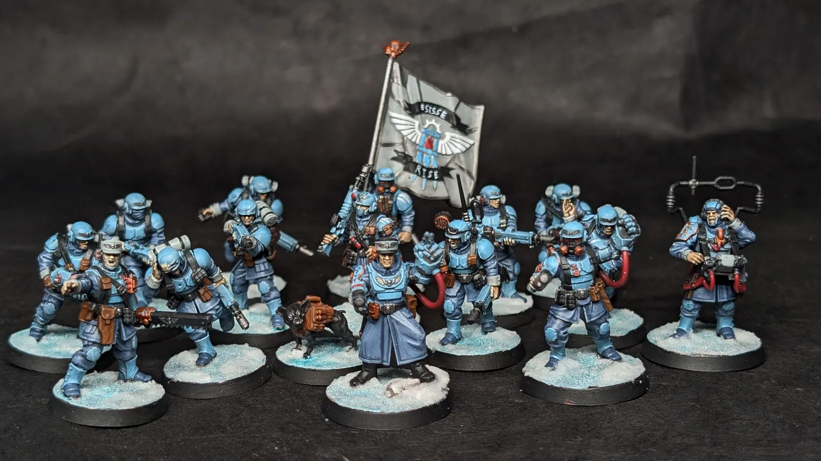 Cadian shock troup and command, Warhammer 40,000